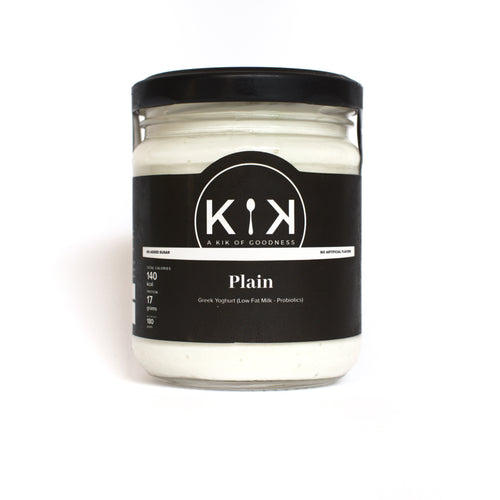 Plain Greek Yoghurt - KiK Greek Yoghurt